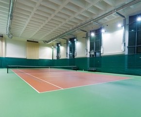 Крытые теннисные корты - теннис круглый  год