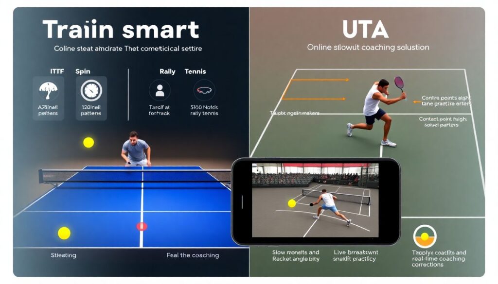 Настольный теннис vs. Большой теннис: в чем разница - иллюстрация
