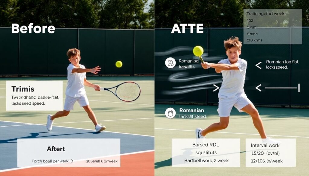 Тренировки для теннисистов: упражнения на силу, выносливость и координацию - иллюстрация