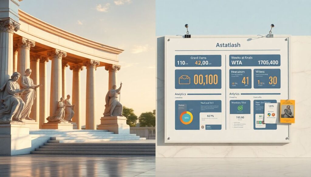 Женский теннис: выдающиеся спортсменки и их достижения - иллюстрация