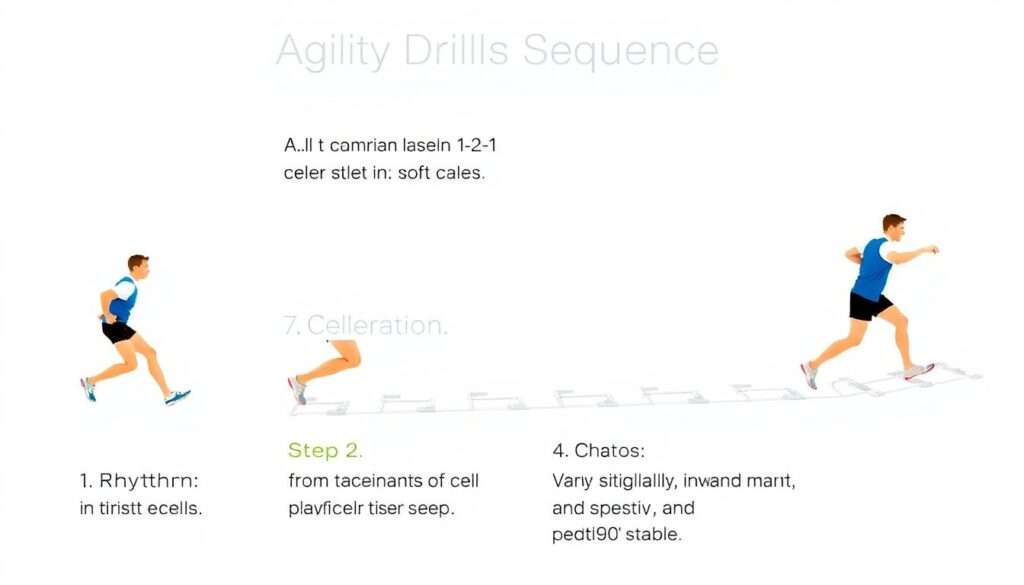 - Работа ног: лучшие дриблы и лестницы для взрывного старта и торможения - иллюстрация