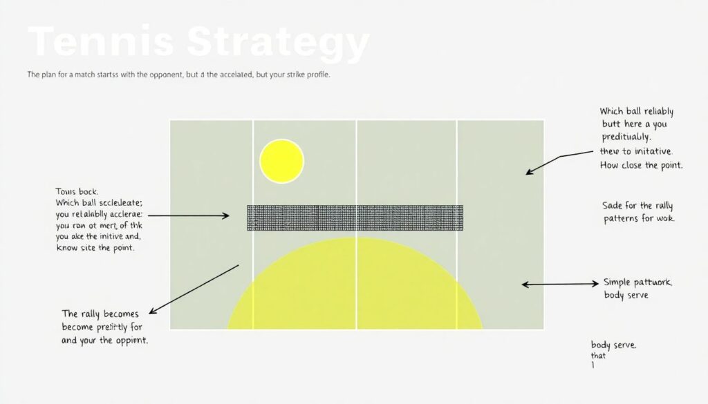 - Стратегия одиночного матча: построение розыгрыша от сильных сторон - иллюстрация