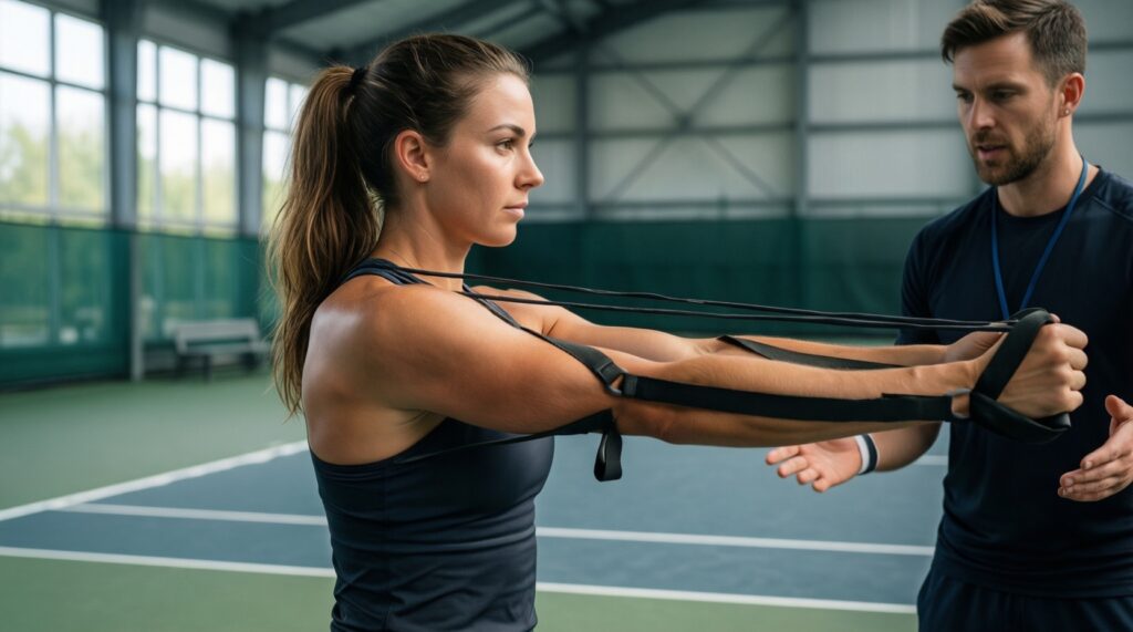 - Домашние дриллы без корта: резинки, стенка и таймеры для темпа - иллюстрация