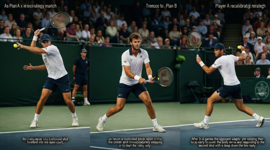 Тактика на корте: зачем нужен план «А», «B» и «C» в одном матче - иллюстрация