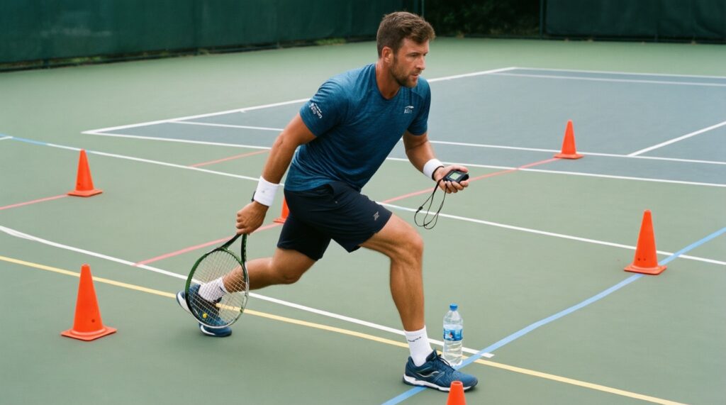 Физподготовка теннисиста: скорость, выносливость, координация и реакция - иллюстрация