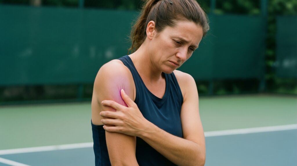 Самые частые травмы в теннисе и как их предотвратить - иллюстрация