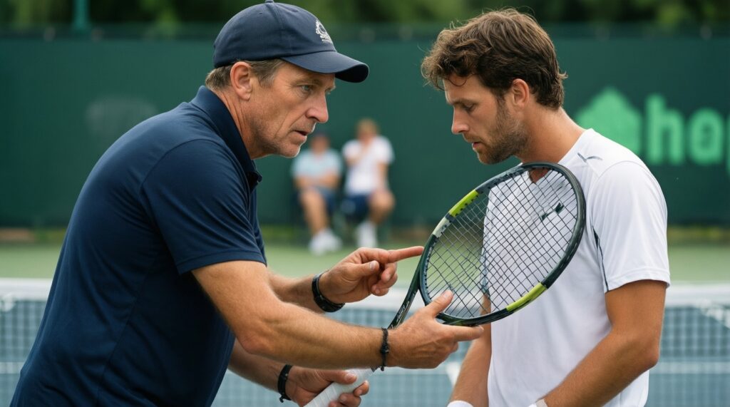 Тактика одиночного матча: построение розыгрыша против разных типов соперников - иллюстрация