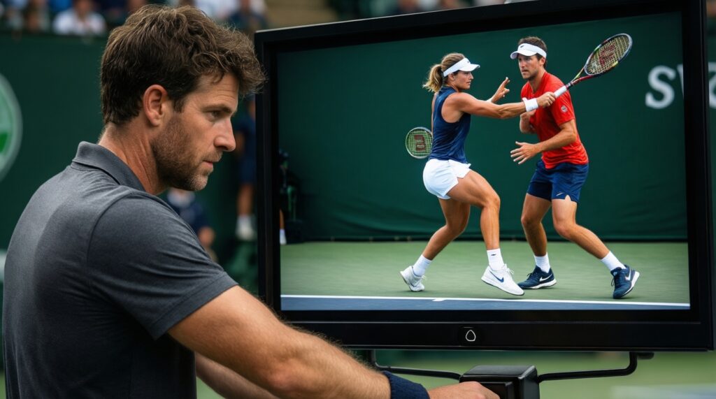 Топ-5 ошибок любителей в теннисе и как их исправить за месяц тренировок - иллюстрация