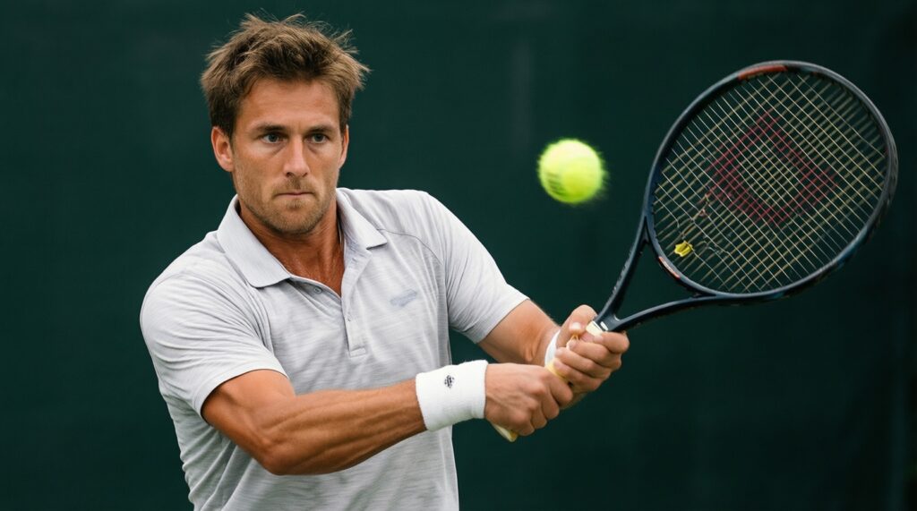 Игра у сетки: как улучшить воллей, смэш и переход вперёд после удара - иллюстрация