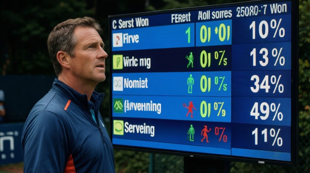 Теннис в цифрах: какие статистики реально помогают выигрывать матчи - иллюстрация