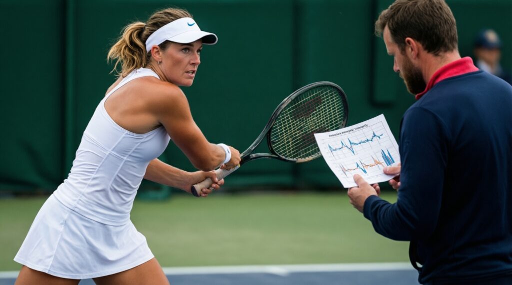 Современный теннис: тренды, аналитика, скорость игры и влияние технологий (Hawk-Eye, статистика) - иллюстрация