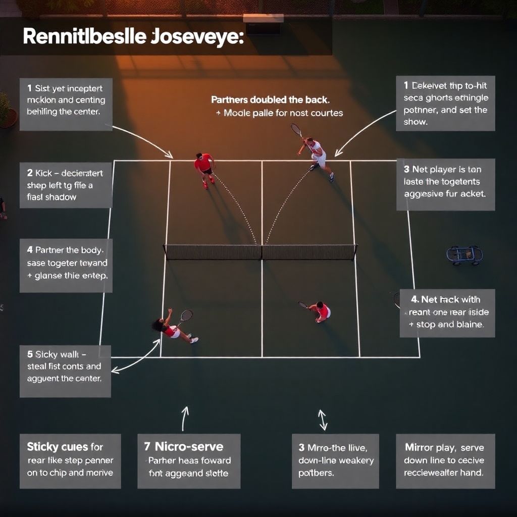 Стратегии в парном разряде: позиционирование, сигналы и розыгрыш второй подачи