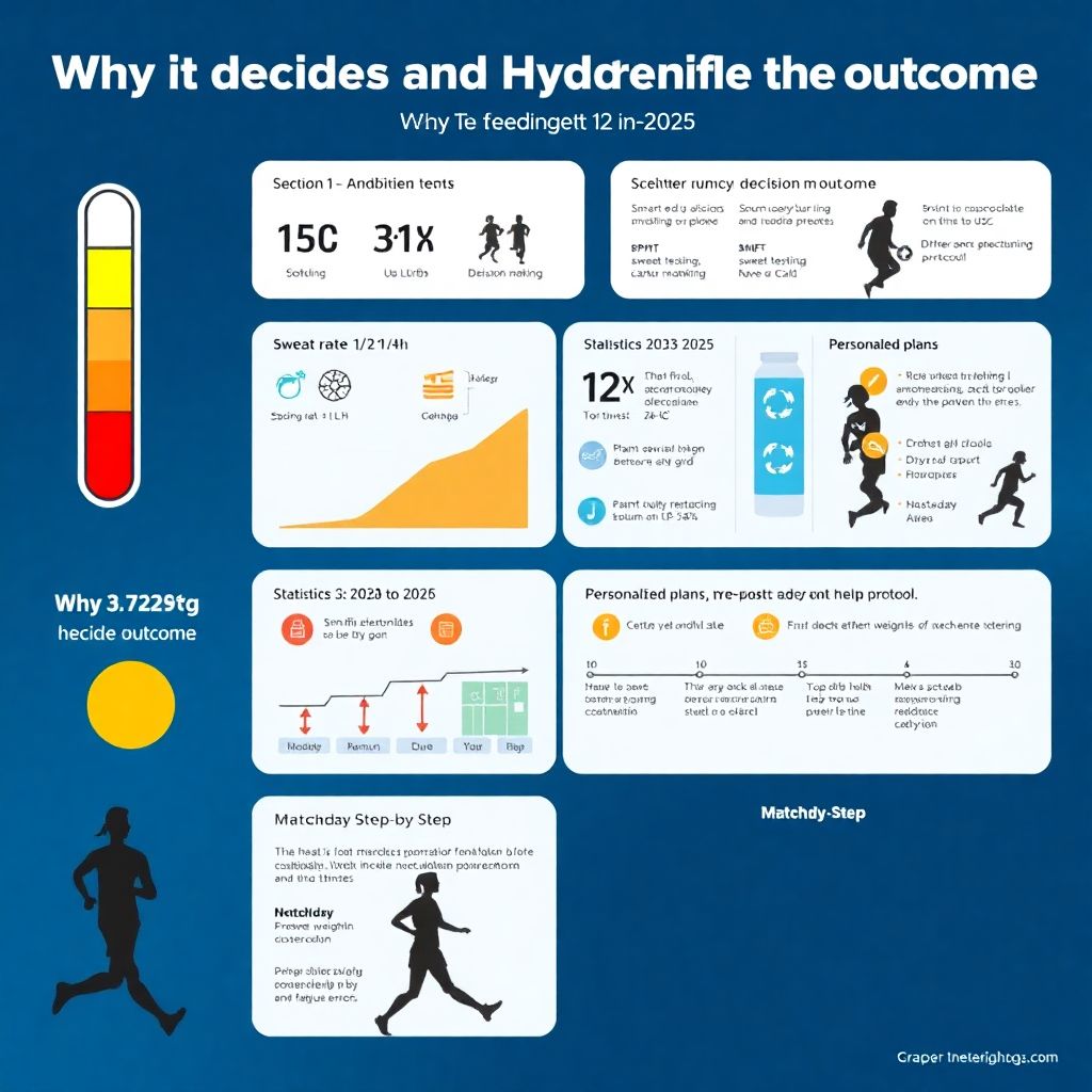 Питание и гидрация в день матча: как подготовиться к жаре, марафону и турниру