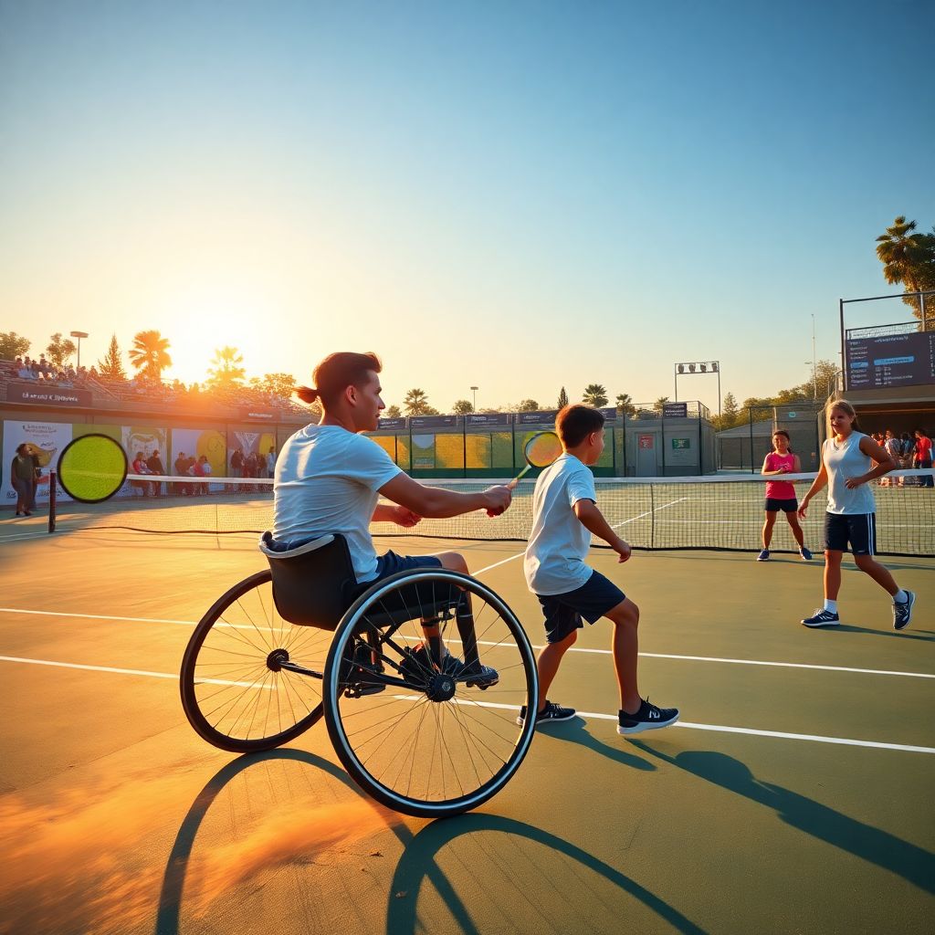 Теннис для всех: как колясочный теннис и смешанные пары продвигают инклюзивные инициативы
