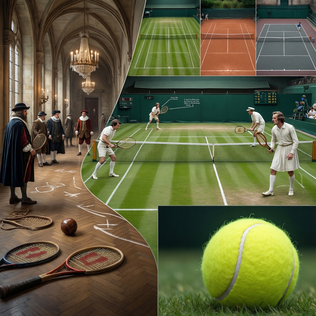 Эволюция тенниса: как менялись правила, мячи и ракетки с начала игры до наших дней
